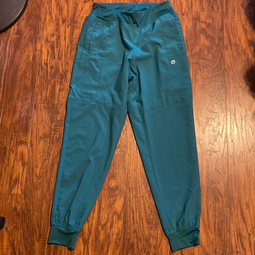 Wonderwink scrubs size medium hunter green jogger bottoms